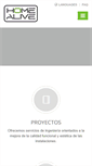 Mobile Screenshot of homealive.es